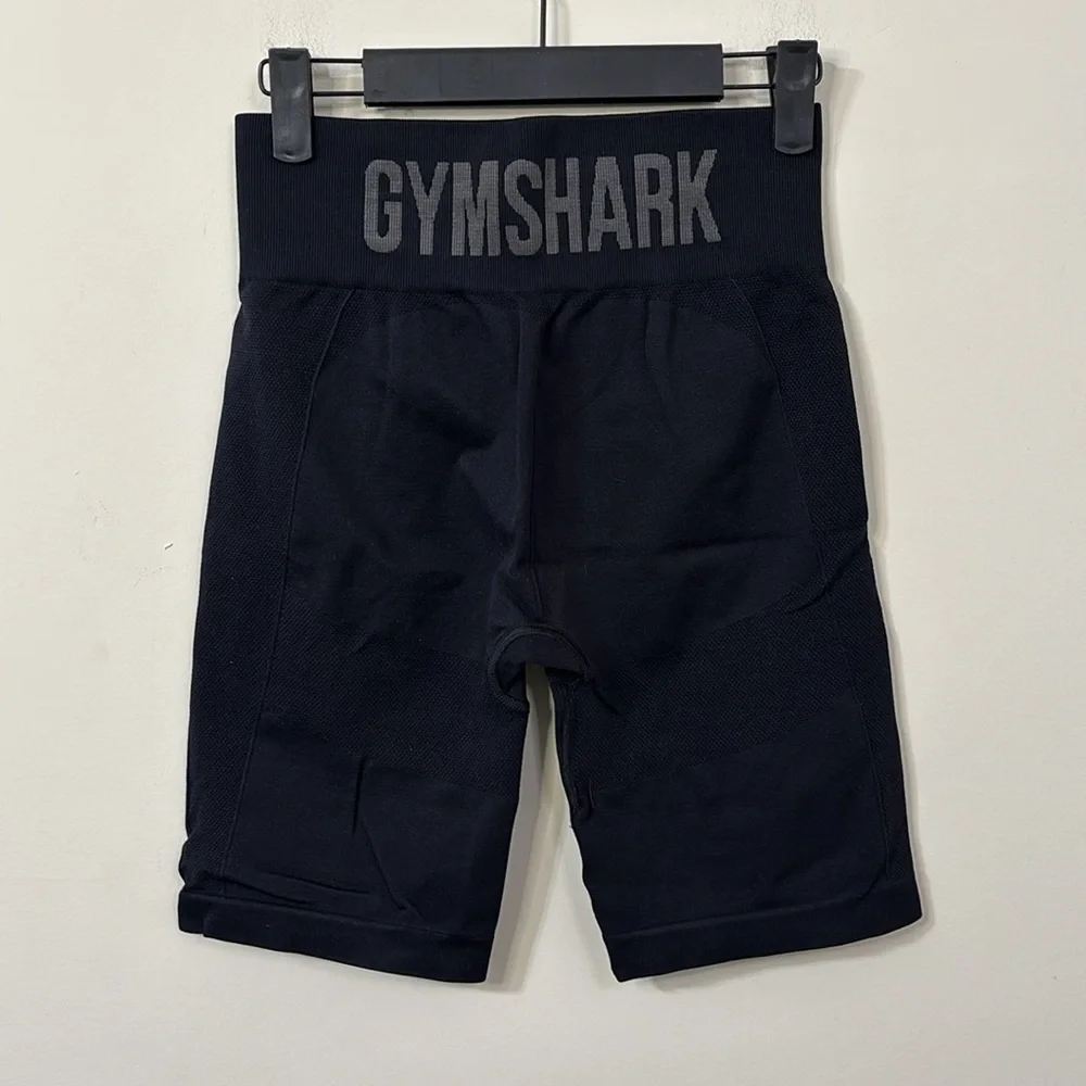 Gymshark Flex Cycling Bike Shorts Black Size Medium - Picture 4 of 5